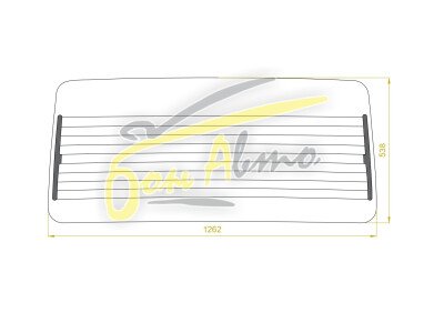 Стекло заднее с обогревом MAZDA BONGO 1983-1999 (SS) 
Бренд: BSG