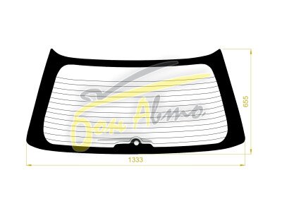 Стекло заднее с обогревом HONDA ACCORD 1993-1997 (CE1-5d wag) 
Бренд: BENSON Тонированное