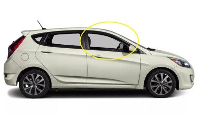 Стекло боковое HYUNDAI ACCENT 2010-2017 (RB-5d h/b) FD/RH фурнитура, 
Бренд: BENSON