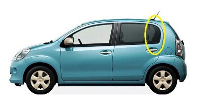 Стекло боковое TOYOTA PASSO 2010-2016 KGC30 RQ/LH 
Бренд: BENSON Тонированное