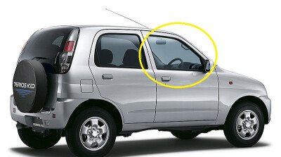 Стекло боковое DAIHATSU TERIOS KID 1998-2012 (J100) FD/RH 
Бренд: BSG