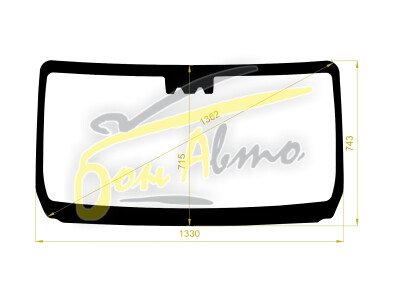 Стекло лобовое SUBARU SAMBAR 2021- (S700-1330*743*) место под 2 камеры 
Бренд: BENSON