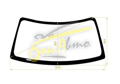 Стекло лобовое LINCOLN AVIATOR 2002-2005 (U152) 
Бренд: КМК с синей полосой