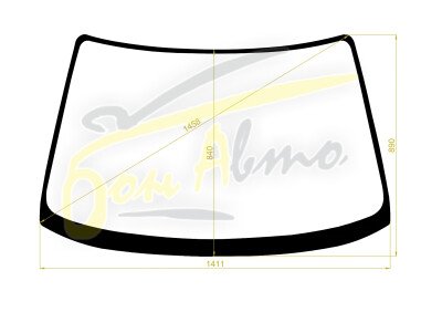 Стекло лобовое NISSAN AD 1990-1999 (VY10) 
Бренд: BSG