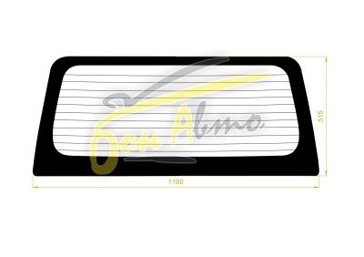 Стекло заднее с обогревом MITSUBISHI EK-SPORT 2002-2006 (H82W) 
Бренд: BENSON