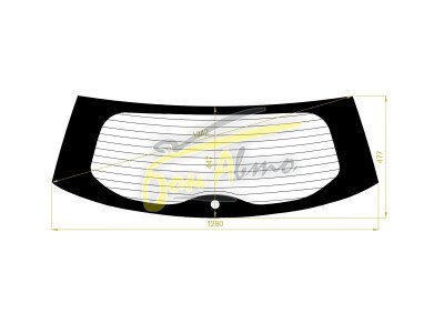 Стекло заднее с обогревом SUZUKI ESCUDO 2015- (YD21) 1 отверстие 
Бренд: BENSON