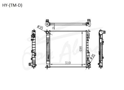 Радиатор KIA SORENTO 2020- (MQ)(dies) (D4HE) 
Бренд: TONGSHI PL26MT