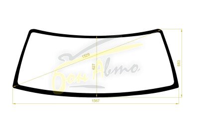 Стекло лобовое NISSAN PATROL 1997-2010 (Y61) 
Бренд: BENSON