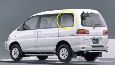 Стекло боковое MITSUBISHI SPACE GEAR 1994-2007 (PA5W) SR/LH/X 
Бренд: BENSON Тонированное