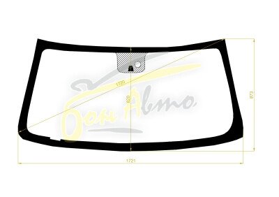 Стекло лобовое CHEVROLET SUBURBAN 2007-2014 (GMT900-LHD) место под датчик дождя молдинг, 
Бренд: BENSON с синей полосой