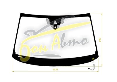 Стекло лобовое AUDI A8 2017- (D5-4d sed) обогрев щеток, место под 1 камеру, место под датчик дождя, 
Бренд: КМК