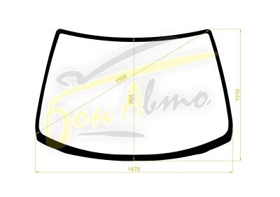 Стекло лобовое TOYOTA TOWN ACE 1996-2008 (CR41V) 
Бренд: КДМ