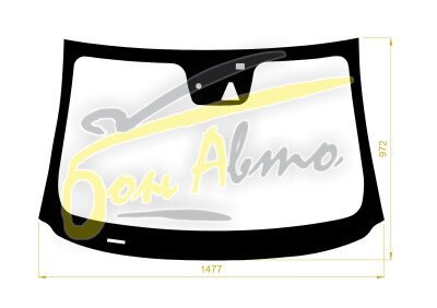 Стекло лобовое CHANGAN UNI-T 2020- (LHD) место под 1 камеру, место под датчик дождя, 
Бренд: ZDG