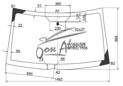 Стекло лобовое JEEP COMPASS 2007-2017 (MK) 
Бренд: BSG