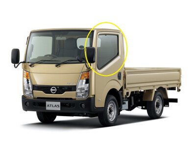 Стекло боковое NISSAN ATLAS 2007- F24 FD/LH фурнитура, 
Бренд: BENSON