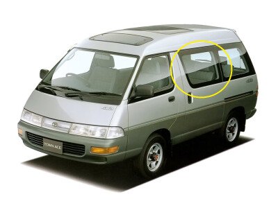 Стекло боковое TOYOTA TOWN ACE 1992-1996 (CR30) SF/LH/X 
Бренд: BSG