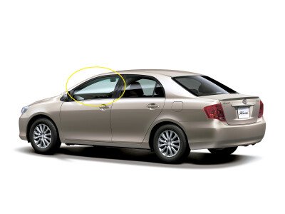 Стекло боковое TOYOTA COROLLA AXIO 2006-2012 E140 FD/LH фурнитура, 
Бренд: BENSON