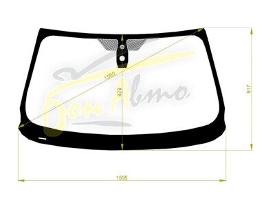 Стекло лобовое BMW X3 2010-2017 (F25) место под датчик дождя 
Бренд: КМК с синей полосой