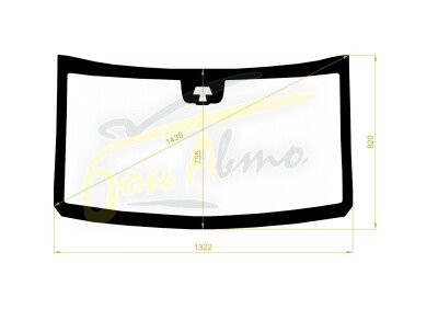 Стекло лобовое SUZUKI SPACIA 2013-2017 (MK32S-RHD) место под 1 камеру 
Бренд: BENSON