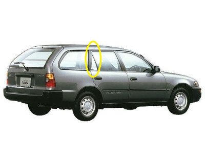 Стекло боковое TOYOTA COROLLA 1991-2000 E101-5d wag RQ/RH 
Бренд: BENSON