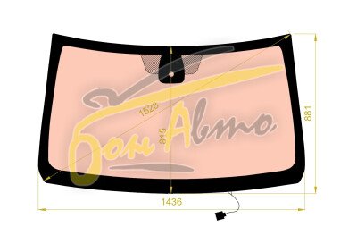 Стекло лобовое DACIA LOGAN 2005-2012 (LS) полный обогрев, место под датчик дождя, 
Бренд: BENSON