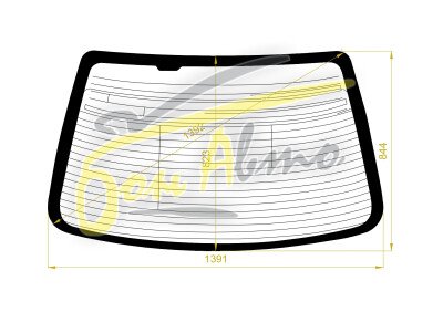 Стекло заднее с обогревом ACURA TL 1998-2003 (UA4) 
Бренд: BENSON