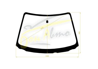 Стекло лобовое MAZDA 2 2002-2007 (DY) 
Бренд: BSG с серой полосой