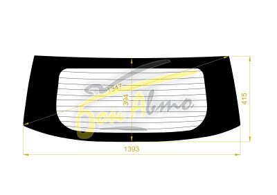 Стекло заднее с обогревом DAIHATSU BOON 2016- (M700) 
Бренд: BENSON