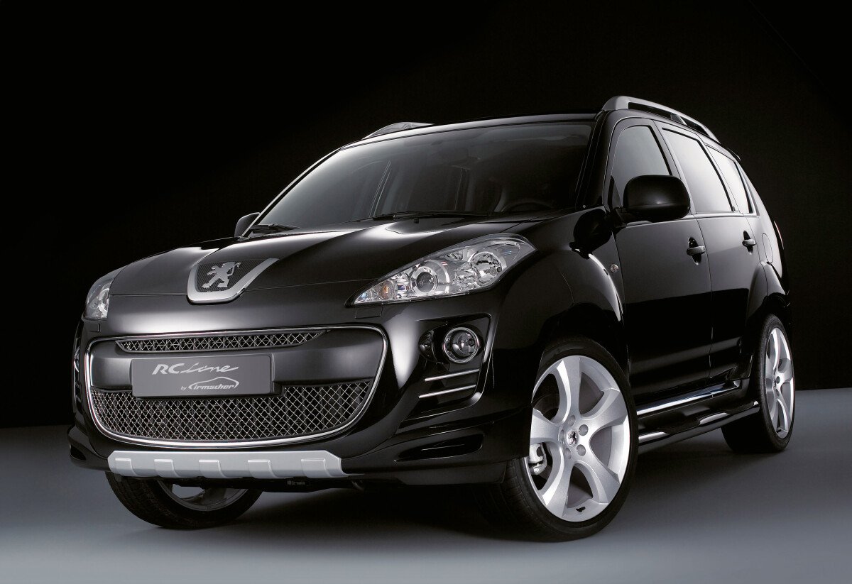 Peugeot 4007. Peugeot 4007 RC line. Peugeot 4007 обвес. Обвес Пежо 4007. Тюнинговые Peugeot 4007.