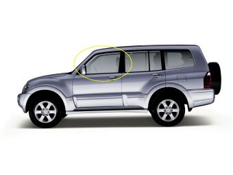 Стекло боковое MITSUBISHI PAJERO 1999-2006 (V70-5d) FD/LH
Бренд: BSG