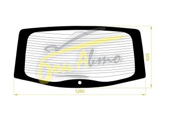 Стекло заднее с обогревом DACIA SANDERO 2008-2012 (BS11) 1 отверстие
Бренд: BENSON