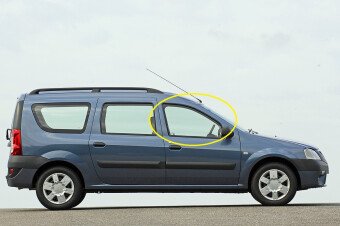 Стекло боковое DACIA LOGAN MCV 2005-2015 2 отверстия FD/RH
Бренд: BSG