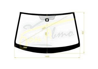 Стекло лобовое VOLKSWAGEN JETTA 2005-2010 (1K2-4d sed) место под датчик дождя
Бренд: BSG с серой полосой