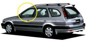 Стекло боковое TOYOTA SPRINTER CARIB 1995-2002 AE111G-4/5d FD/LH
Бренд: BENSON