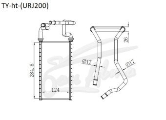 Радиатор отопителя TOYOTA LAND CRUISER 2007- (URJ200)
Бренд: TONGSHI AL26