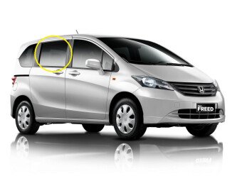 Стекло боковое HONDA FREED 2008-2016 (GB3) RD/RH фурнитура,
Бренд: BENSON Тонированное