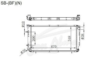 Радиатор SUBARU LEGACY 1989-1993 (BC,BF) (EJ18-22)
Бренд: TONGSHI PL16AT
