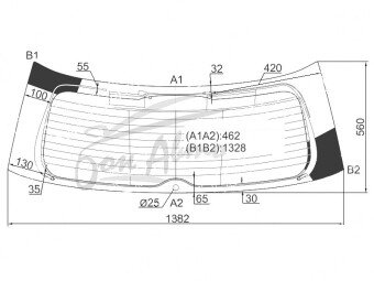 Стекло заднее с обогревом MAZDA ATENZA 2002-2007 (GG-5d wag)
Бренд: BSG Тонированное