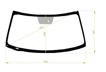 Стекло лобовое FORD EXPEDITION 2007- (U324) место под датчик дождя,
Бренд: BENSON