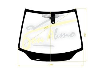 Стекло лобовое HONDA CIVIC 2005-2012 (FN1-RHD-3d h/k) место под датчик дождя
Бренд: КМК с синей полосой