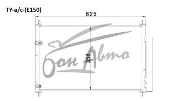 Радиатор кондиционера TOYOTA AURIS 2006-2012 (E150)
Бренд: TONGSHI AL16