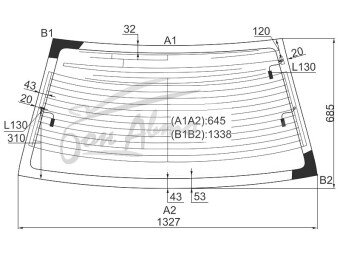 Стекло заднее с обогревом MITSUBISHI LANCER EVOLUTION 2001-2003 (CT9A-4d sed)
Бренд: BSG