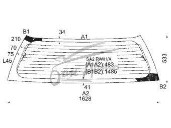 Стекло заднее с обогревом HONDA ODYSSEY 1993-1999 (RA1-5)
Бренд: BENSON