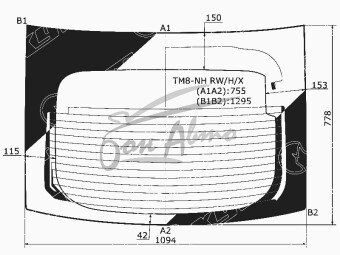 Стекло заднее с обогревом HONDA INSIGHT 2009-2014 (ZE2-верх)
Бренд: BENSON