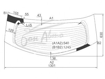 Стекло заднее с обогревом MAZDA DEMIO 2007-2014 (DE3-5)
Бренд: BENSON