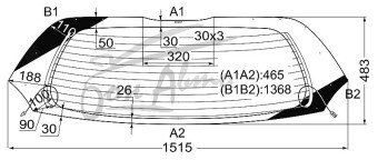 Стекло заднее с обогревом TOYOTA COROLLA VERSO 2001-2004 (NZE121)
Бренд: ZDG