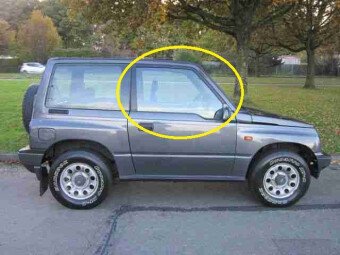 Стекло боковое SUZUKI VITARA 1988-1997 (TD51-3d) FD/RH
Бренд: BSG