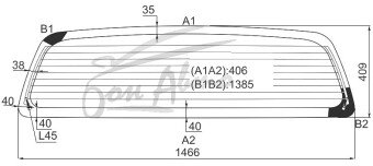 Стекло заднее с обогревом NISSAN NAVARA 2004-2015 (R51)
Бренд: ZDG