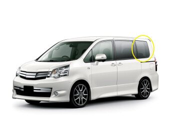 Стекло боковое TOYOTA NOAH 2007-2013 ZR70 SW/LH/X
Бренд: BENSON Тонированное