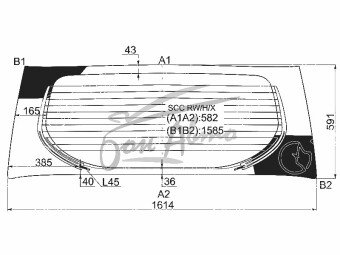 Стекло заднее с обогревом HONDA MOBILIO 2001-2008 (GB1)
Бренд: FYG